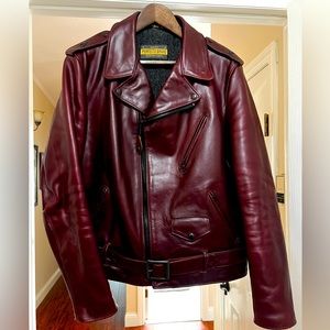 Schott Perfecto Burgundy Steerhide Motorcycle Jacket
STYLE: P613S